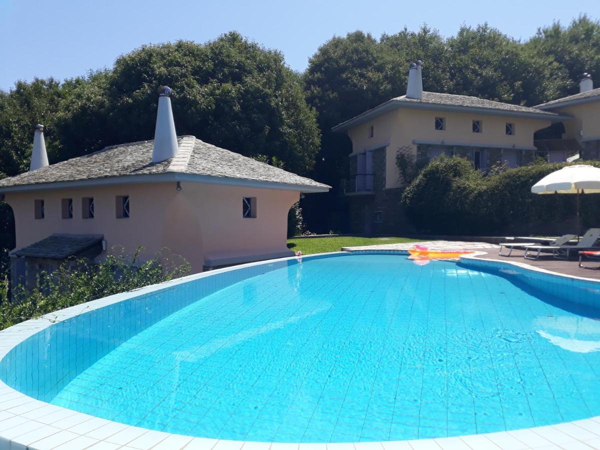 Villa Tsagkarada Country Estate With Pool Exterior foto