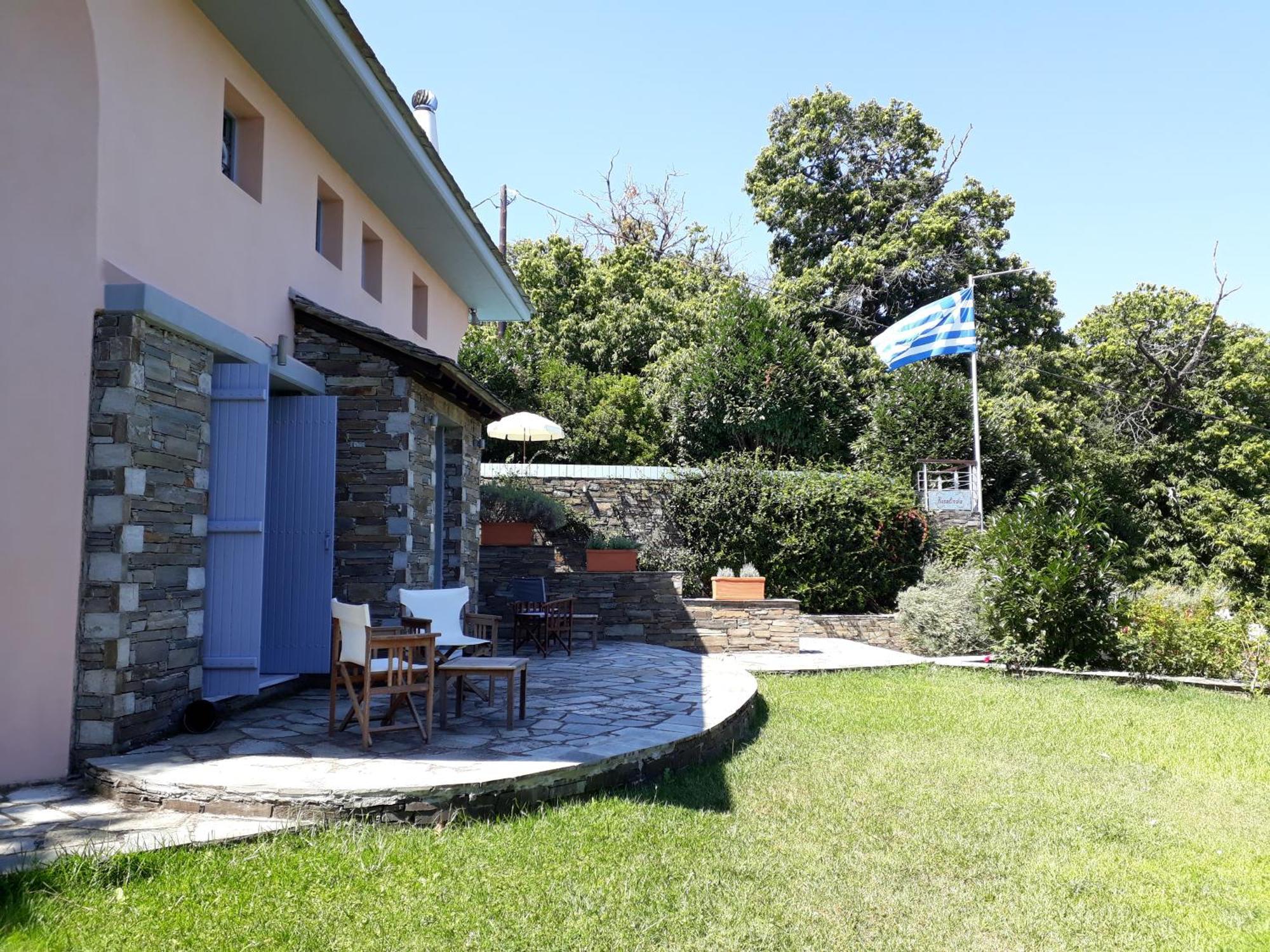 Villa Tsagkarada Country Estate With Pool Exterior foto